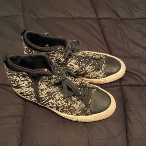 Black and White Converse